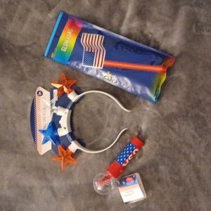 NEW (3) KIDS LIGHT OF 4TH OF JULY FUN TOYS! RED WHITE & BLUE! 🇺🇲